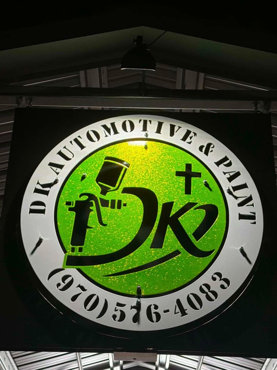 Custom laser etching detail by Nocturnal Welding